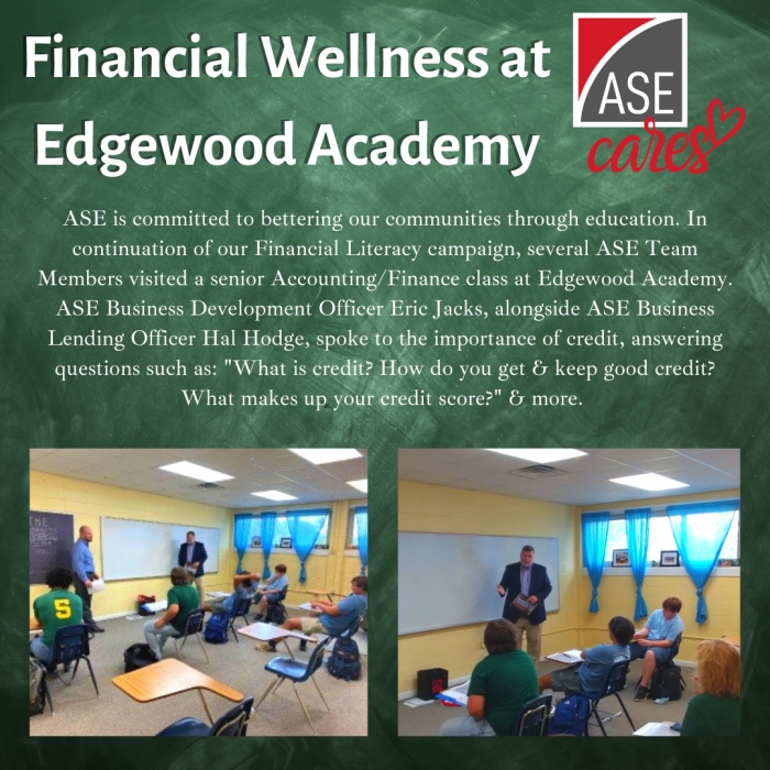 Financial Wellness At Edgewood Academy